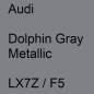 Preview: Audi, Dolphin Gray Metallic, LX7Z / F5.